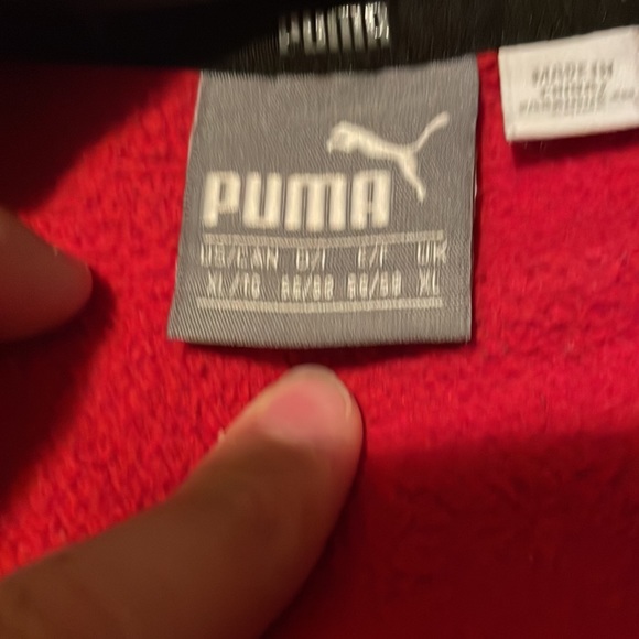 Puma Mens small sweater red US/S - Picture 3 of 5